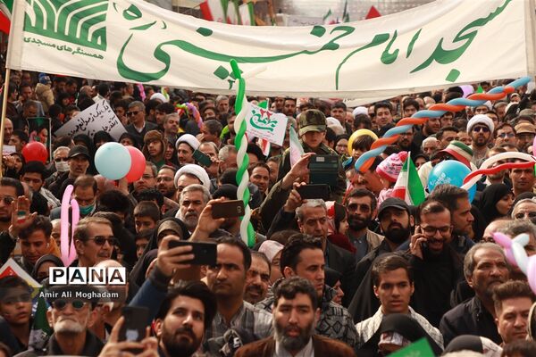 راهپیمایی 22 بهمن در مشهد