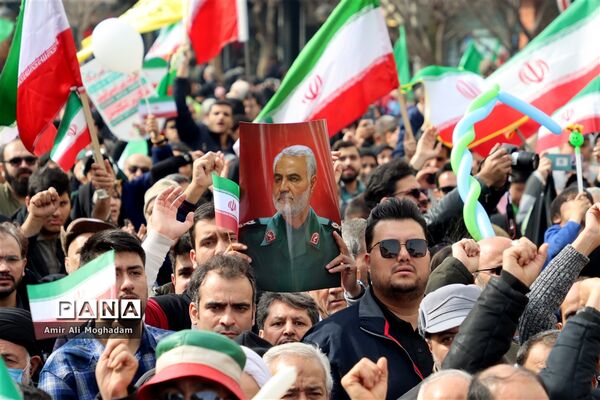 راهپیمایی 22 بهمن در مشهد