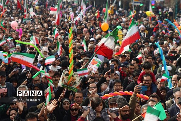 راهپیمایی 22 بهمن در مشهد