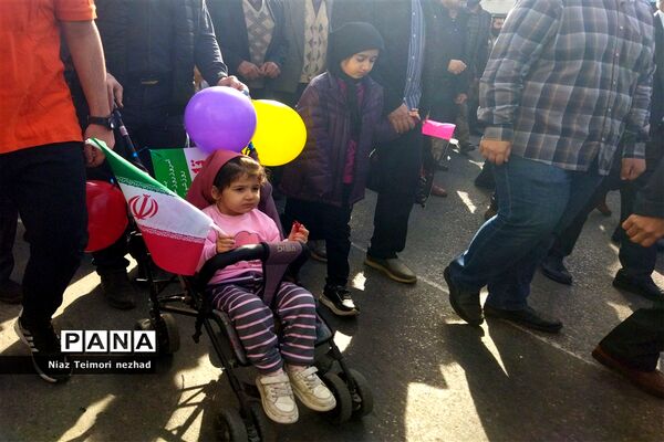 راهپیمایی ۲۲ بهمن در  قائمشهر