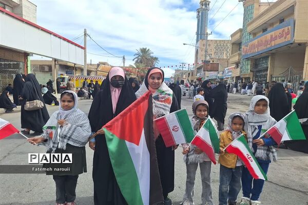 راهپیمایی ۲۲ بهمن در ایرانشهر