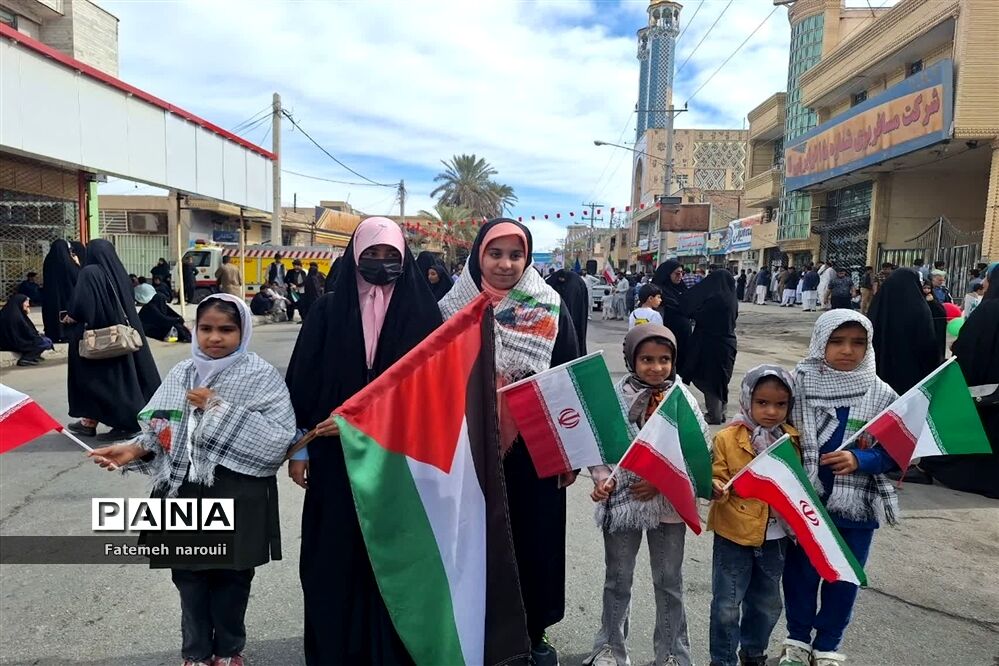 راهپیمایی ۲۲ بهمن در ایرانشهر