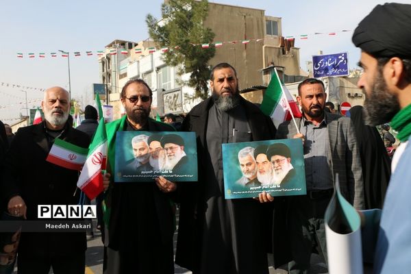 راهپیمایی یوم الله 22 بهمن در قم-1