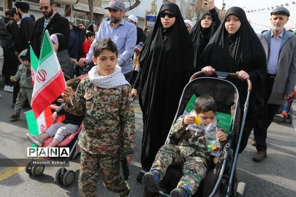 راهپیمایی یوم الله 22 بهمن در قم-1