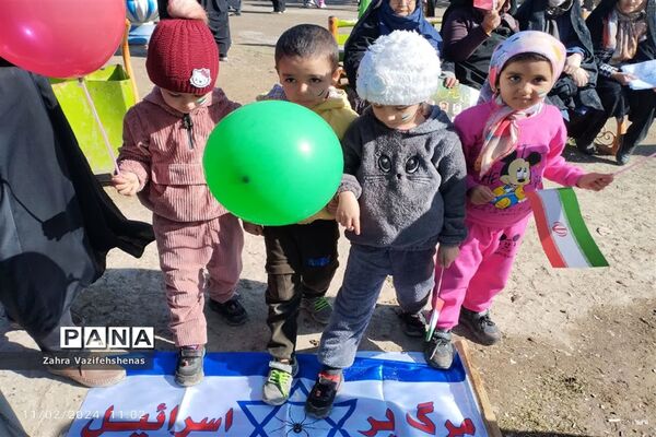 راهپیمایی  یوم الله ۲۲ بهمن در شهر لوجلی شهرستان شیروان