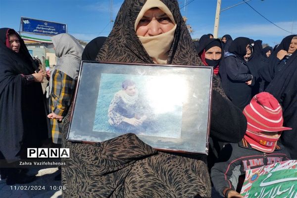 راهپیمایی  یوم الله ۲۲ بهمن در شهر لوجلی شهرستان شیروان