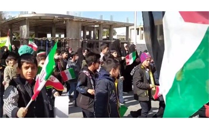 مردم شهر میمه در ۲۲ بهمن برای بار دیگرهمراه ملت ایران حماسه آفریدند/ فیلم