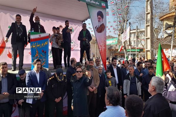 راهپیمایی 22 بهمن در لاهیجان