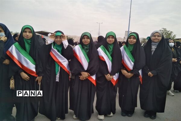 راهپیمایی ۲۲ بهمن در امیدیه