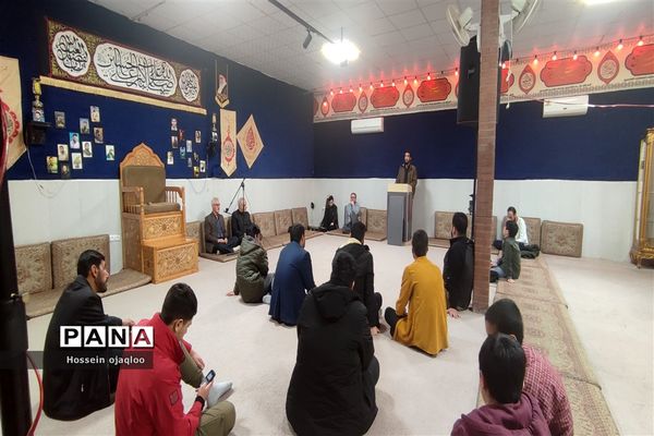 دومین جلسه مجمع الذاکرین محفل روضه الحسین شهر جدید پرند با حضور دانش‌آموزان