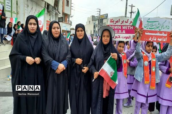 راهپیمایی ۲۲ بهمن  در عسلویه