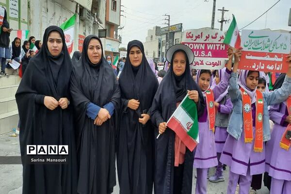 راهپیمایی ۲۲ بهمن  در عسلویه