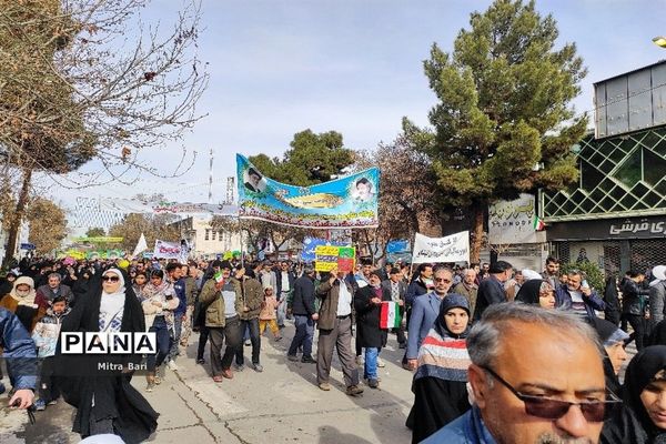 راهپیمایی 22 بهمن در نیشابور