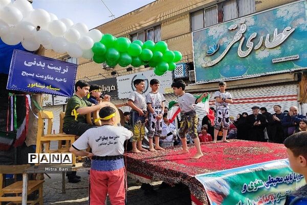 راهپیمایی 22 بهمن در نیشابور