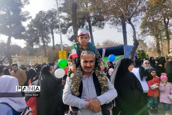 راهپیمایی 22 بهمن در نیشابور