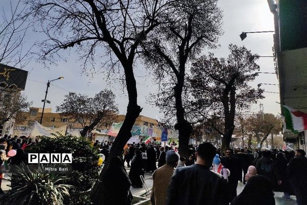 راهپیمایی 22 بهمن در نیشابور