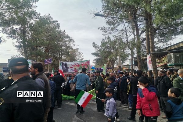 راهپیمایی یوم الله ۲۲ بهمن در خلیل آباد