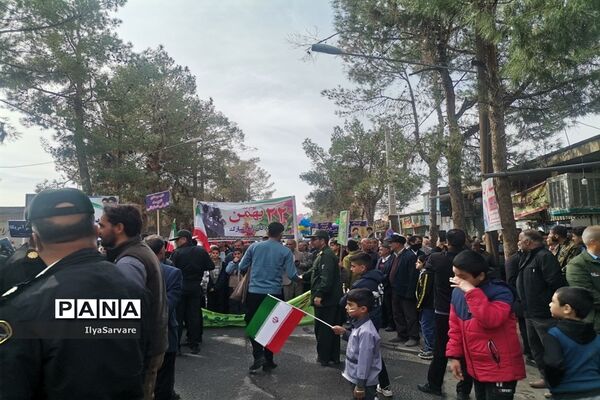 راهپیمایی یوم الله ۲۲ بهمن در خلیل آباد