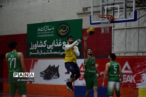 قهرمانی تیم چاپ و نشر نورانی در مسابقات بسکتبال سه نفره جام فجر قم