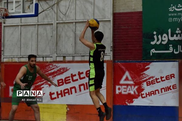 قهرمانی تیم چاپ و نشر نورانی در مسابقات بسکتبال سه نفره جام فجر قم