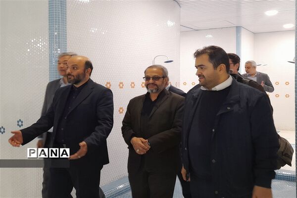 آئین افتتاح استخر مالک اشتر ناحیه یک مشهد
