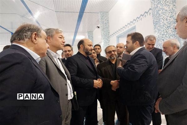 آئین افتتاح استخر مالک اشتر ناحیه یک مشهد