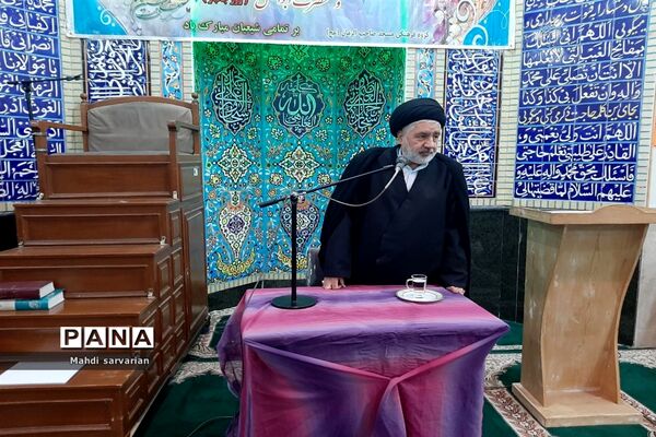 حضور مسئولان نیروی انتظامی مشهد در مسجد حضرت‌ صاحب الزمان (عج) ناحیه ۷