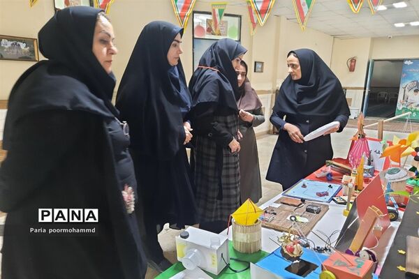 برگزاری نمایشگاه دست سازه‌ها در دبستان کوثر