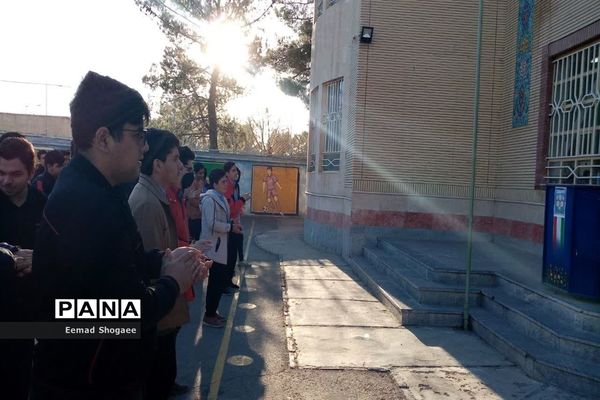 جشن اعیاد شعبانیه در دبیرستان نمونه آیت الله خامنه‌ای کاشمر