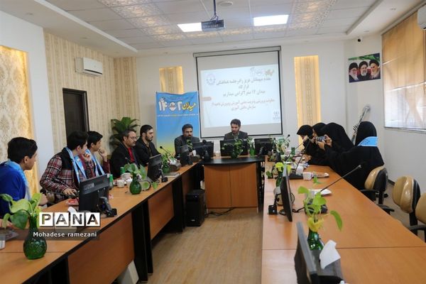 نشست صمیمی اعضای قرارگاه میدان ۱۴ صفر ۲ ناحیه ۶ مشهد با رئیس سازمان دانش آموزی استان