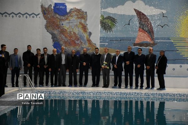آیین افتتاح استخر مالک اشتر آموزش و پرورش ناحیه یک مشهد