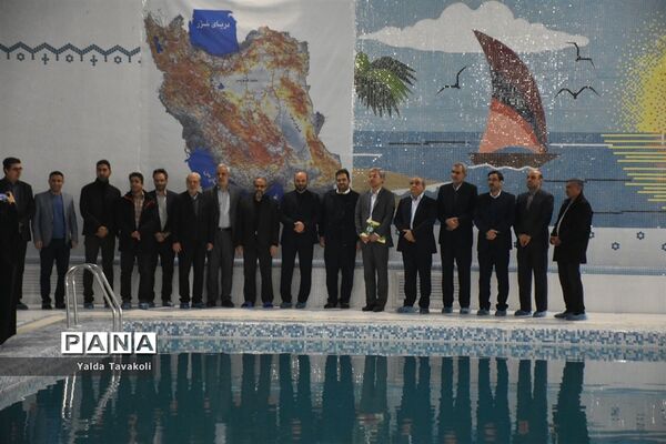 آیین افتتاح استخر مالک اشتر آموزش و پرورش ناحیه یک مشهد