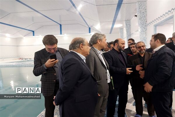 آیین افتتاح استخر مالک اشتر آموزش و پرورش ناحیه یک مشهد