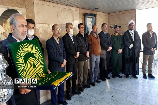 بدرقه کاروان راهیان نور از منطقه 5 تهران