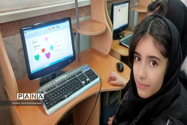 کارگاه آموزشی کار با رایانه پایه ششم مدرسه خاقانی شهرستان شیروان