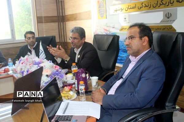 نشست آسیب شناسایی فعالیت‌های پرورشی (میز خدمت) آموزش و پرورش استان بوشهر