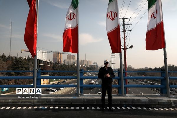 آیین بهره برداری از اولین پل مجهز به سیستم مکانیزه برف زدایی