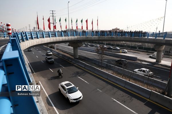 آیین بهره برداری از اولین پل مجهز به سیستم مکانیزه برف زدایی