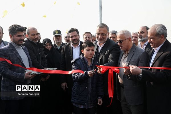 آیین بهره برداری از اولین پل مجهز به سیستم مکانیزه برف زدایی