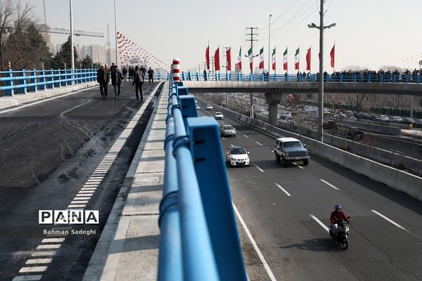 آیین بهره برداری از اولین پل مجهز به سیستم مکانیزه برف زدایی