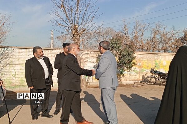 آیین خشت‌گذاری دبستان ۶ کلاسه  شهید سید رضی موسوی جوادآباد