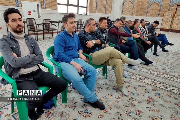 جشن تکلیف دانش‌آموزان پسر مدارس کهریزک و باقرشهر