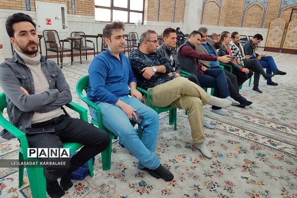 جشن تکلیف دانش‌آموزان پسر مدارس کهریزک و باقرشهر