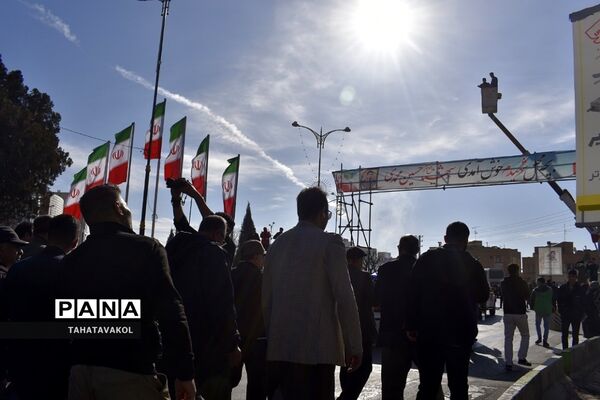 تشییع پیکر مطهر شهید مدافع حرم حسین محمدی در شهرستان پردیس