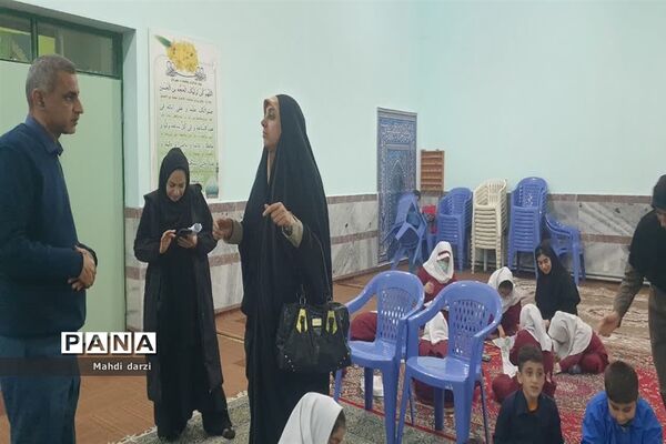 جشنواره نقاشی به‌مناسبت هوای پاک در دبستان با نیاز های ویژه امام موسی کاظم (ع) گالشپل