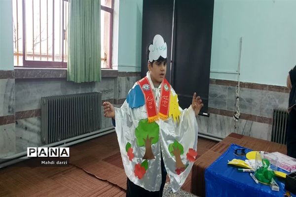 جشنواره نقاشی به‌مناسبت هوای پاک در دبستان با نیاز های ویژه امام موسی کاظم (ع) گالشپل