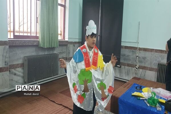 جشنواره نقاشی به‌مناسبت هوای پاک در دبستان با نیاز های ویژه امام موسی کاظم (ع) گالشپل