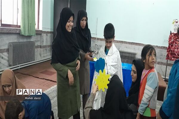 جشنواره نقاشی به‌مناسبت هوای پاک در دبستان با نیاز های ویژه امام موسی کاظم (ع) گالشپل