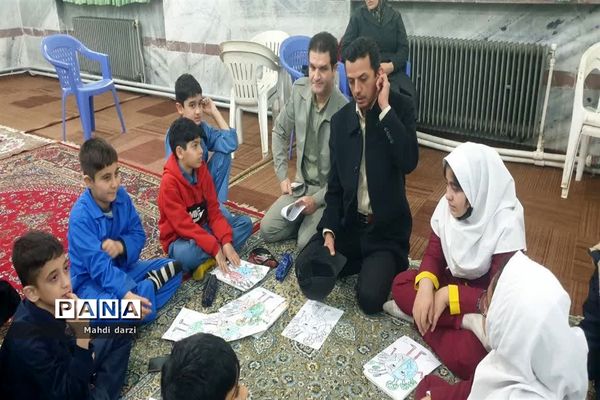 جشنواره نقاشی به‌مناسبت هوای پاک در دبستان با نیاز های ویژه امام موسی کاظم (ع) گالشپل