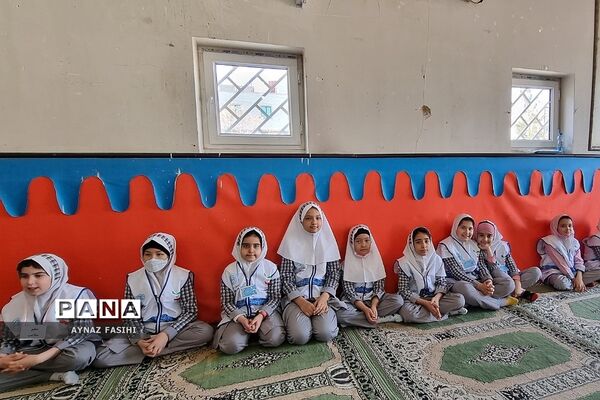 گرامیداشت هوای پاک در دبستان علی ابن ابیطالب منطقه کهریزک